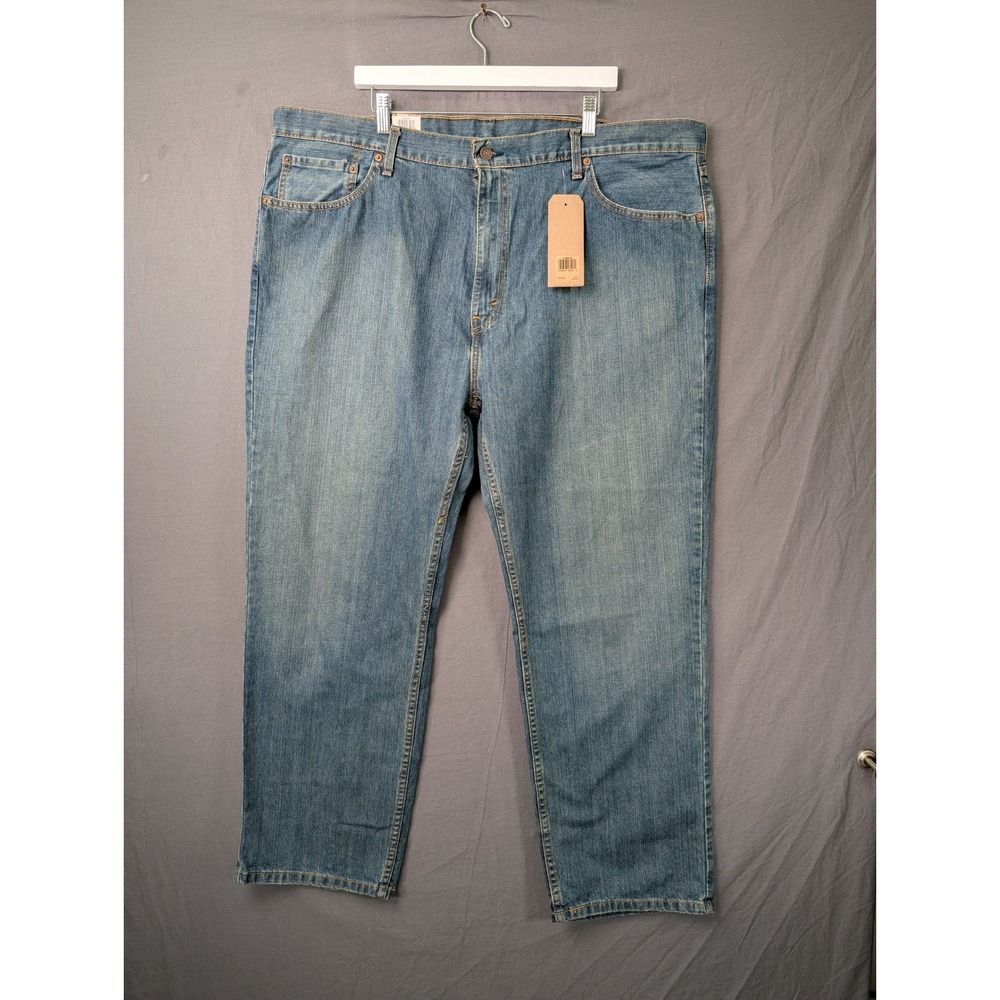 Levis 559 Relaxed Straight Jeans Mens 44x30 Blue Denim 01559-0733